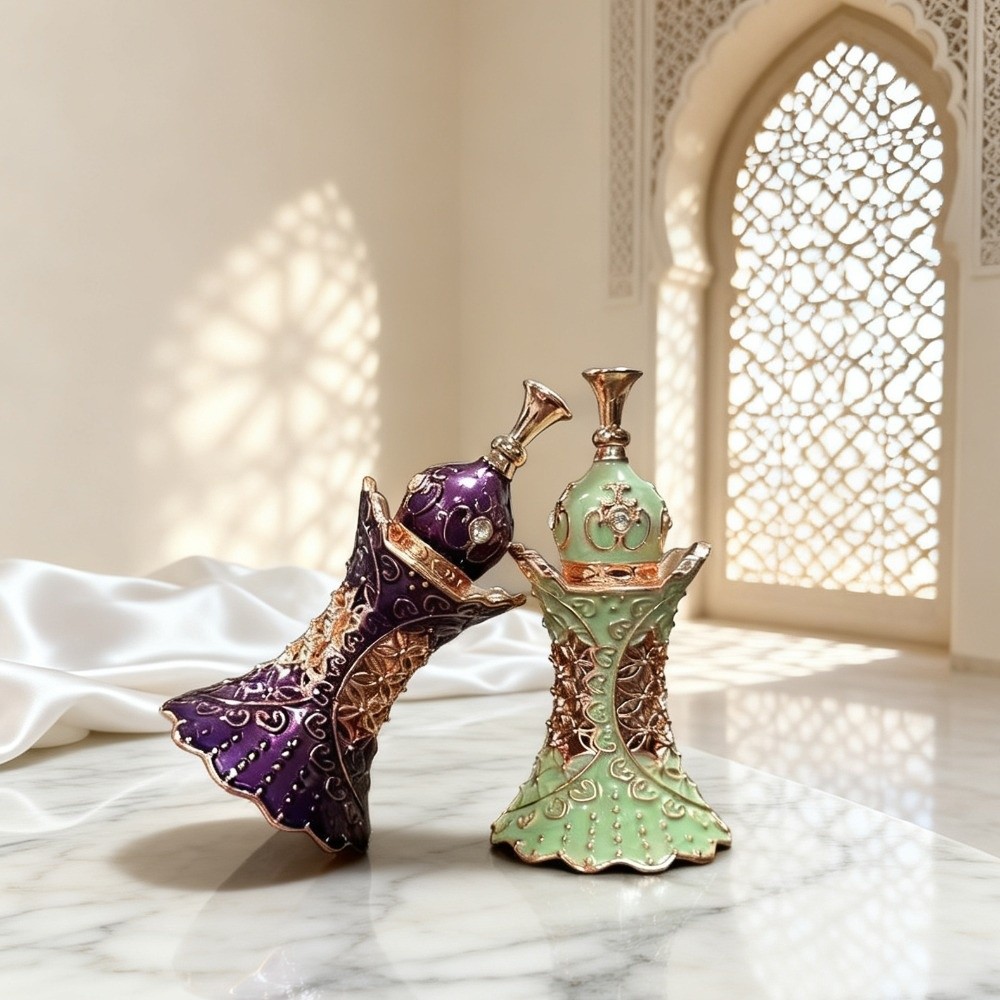 Luxury Skincare Dubai - Botol Minyak Esensial 3ml Gaya Dubai