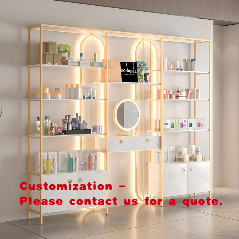 Luxury Skincare And Spa - Lemari Display Perawatan Kulit Mewah Sederhana,