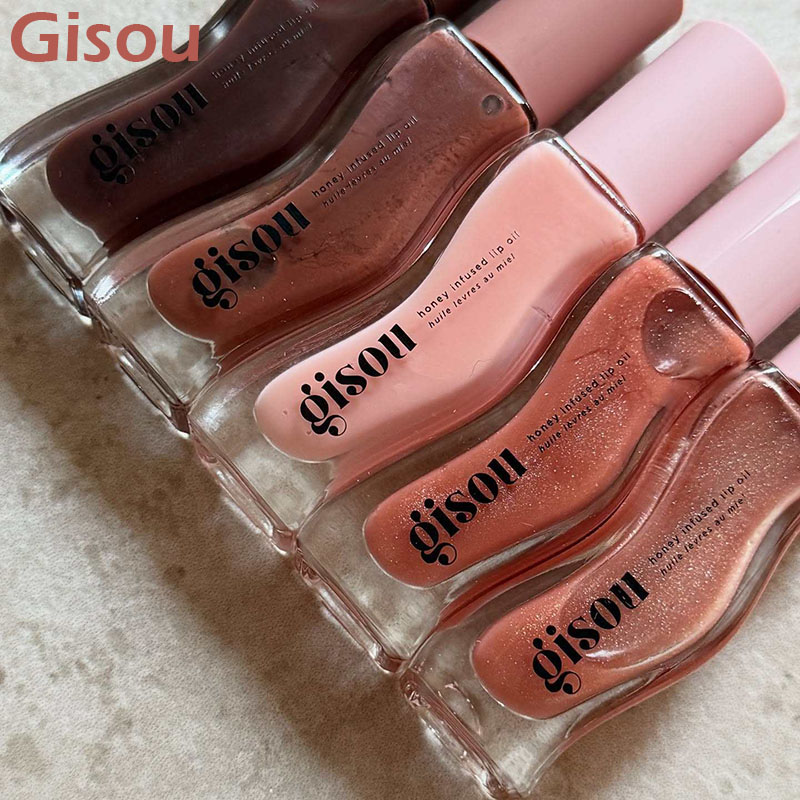 Luxury Skincare Brands - Gisou Pelembap Bibir Glazed Plum Lip