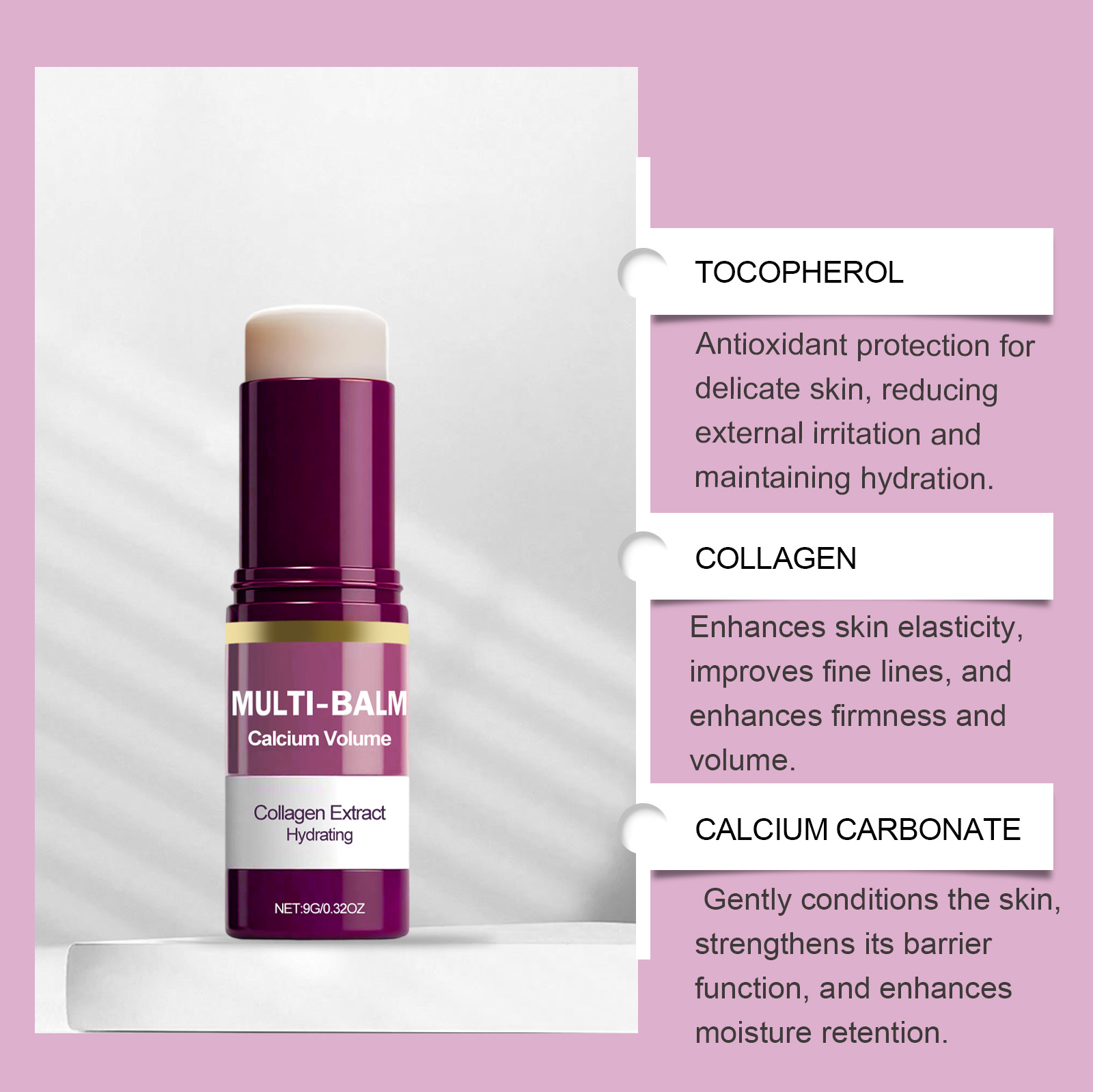 Calcium Volume Multi Balm Stic - Luxury Skincare Brands ulasan dan harga